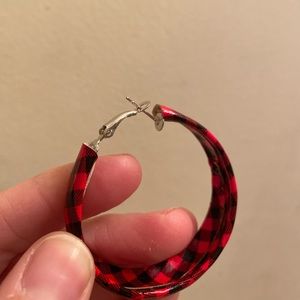 Red and black hoops